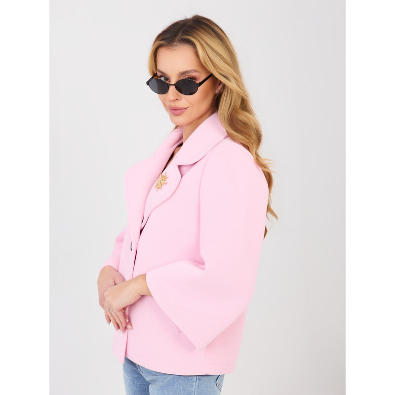 Italy Moda Svetloružová dámska bunda 67313539