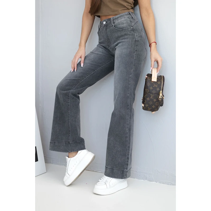 Kesi Dámske rifle s rovnými nohavicami a vysokým pásom 67313447