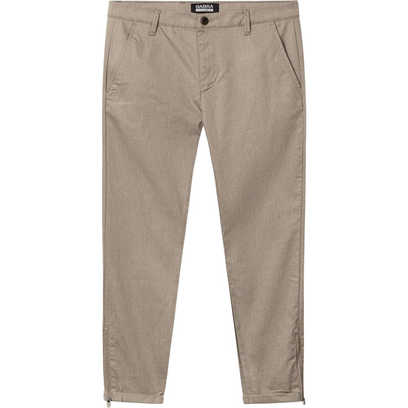 GABBA Chino nohavice Pisa K3280 Dale tmavobéžová 67317530