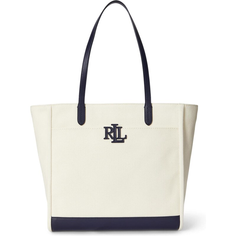 Lauren Ralph Lauren Shopper krémová / námornícka modrá 67317575