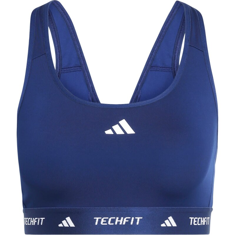 ADIDAS PERFORMANCE Športová podprsenka TECHFIT tmavomodrá / biela 67317589