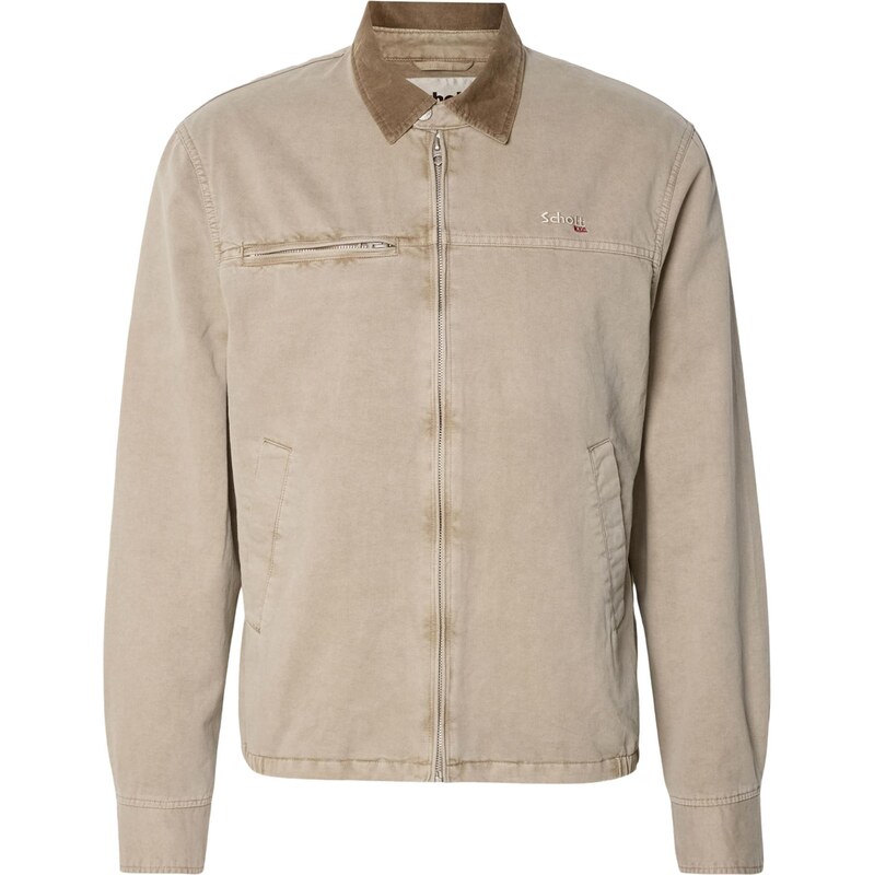 Schott NYC Prechodná bunda hnedá / tmavošedá 67317622