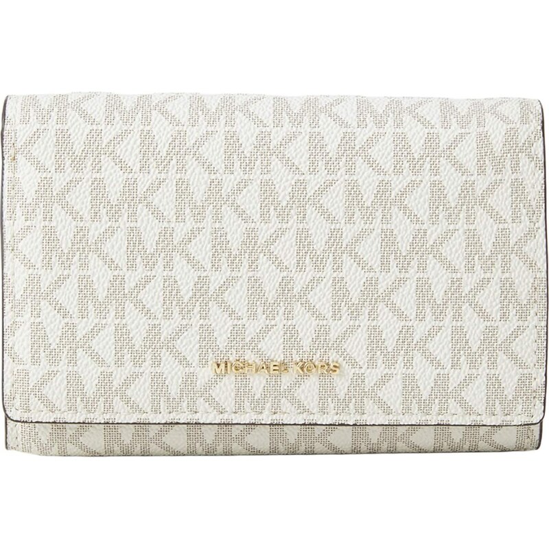 MICHAEL Michael Kors Peňaženka hnedá / pastelovo žltá / zlatá 67317623