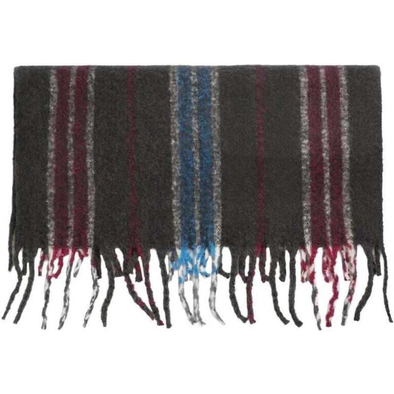 Scalpers Šál nebesky modrá / antracitová / svetlosivá / burgundská 67317624