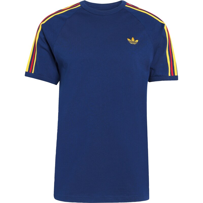ADIDAS ORIGINALS Tričko 3-STRIPES tmavomodrá / žltá / červená 67317644