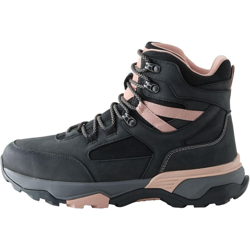 Next Šnurovacie členkové čižmy Forever Comfort ružová / čierna 67317706