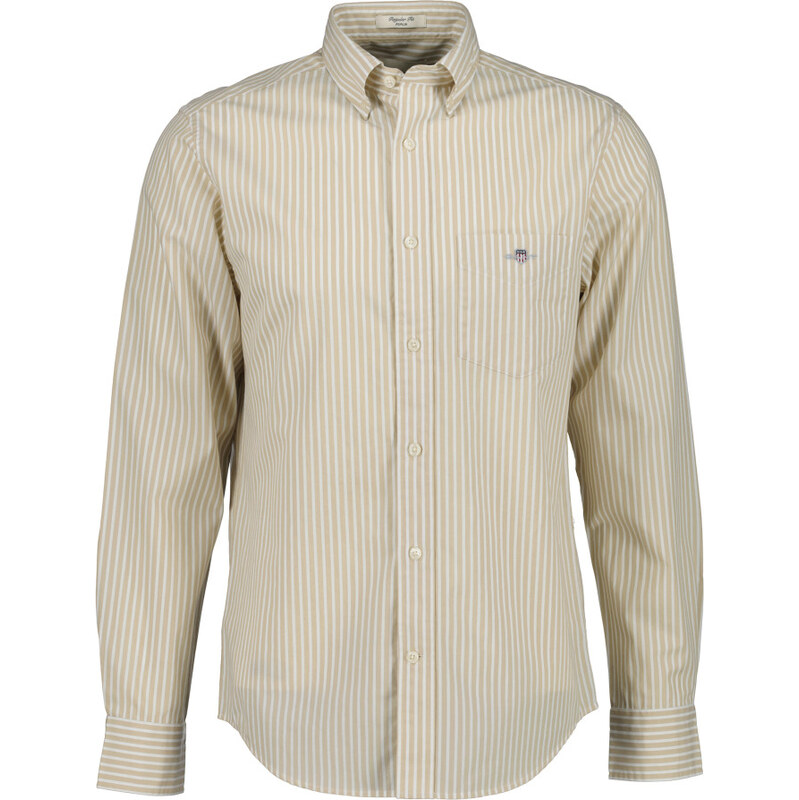 KOŠEĽA GANT REG CLASSIC POPLIN STRIPE SHIRT OAT BEIGE 67313125