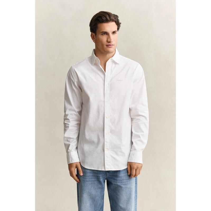 KOŠEĽA GANT REG PINPOINT OXFORD SHIRT WHITE 67313134