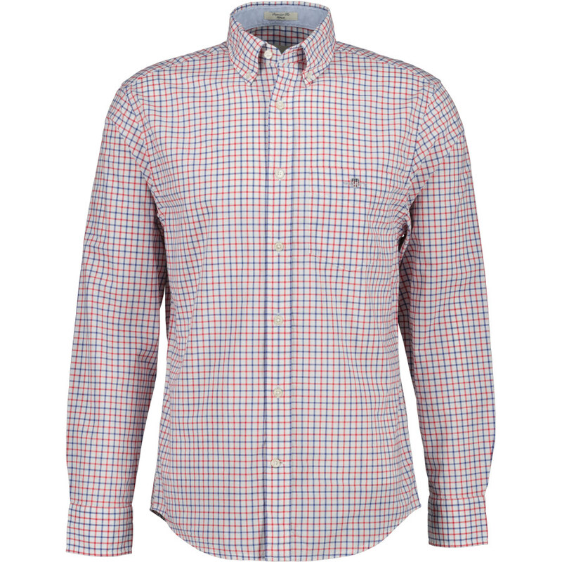 KOŠEĽA GANT REG CLASSIC POPLIN CHECK ROSE RED 67313150
