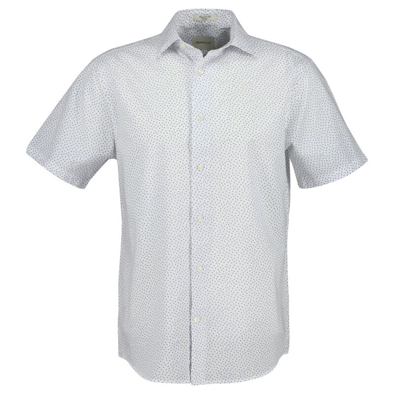 KOŠEĽA GANT REG POPLIN AOP SS SHIRT WHITE 67313159