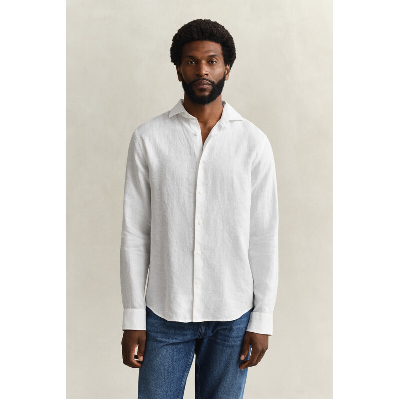 KOŠEĽA GANT REG LINEN SHIRT WHITE 67313167