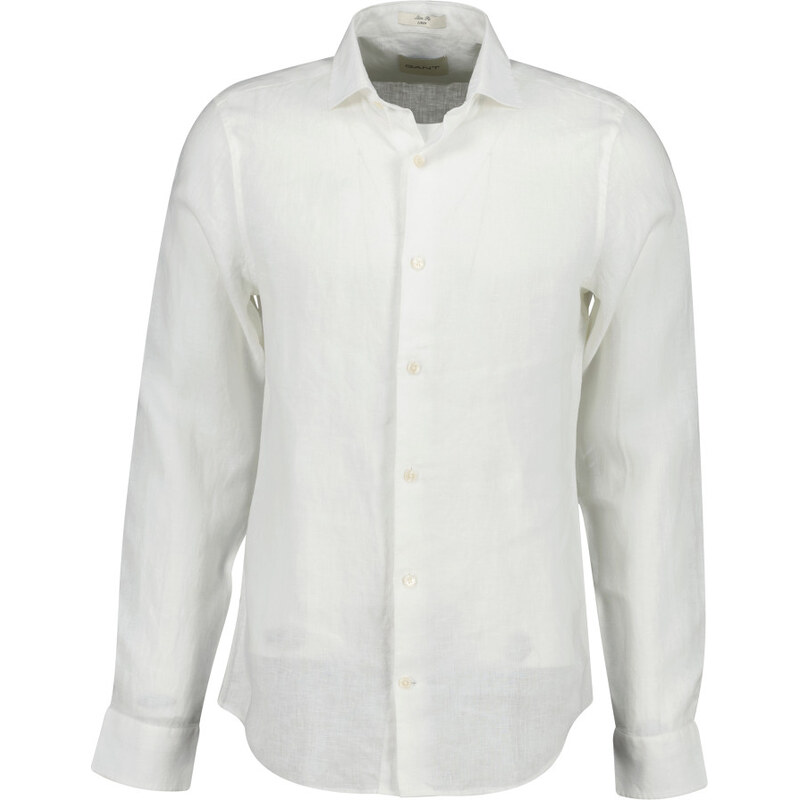 KOŠEĽA GANT SLIM LINEN SHIRT WHITE 67313173