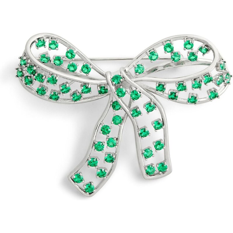 COACH Brošňa zelená / strieborná 67317730