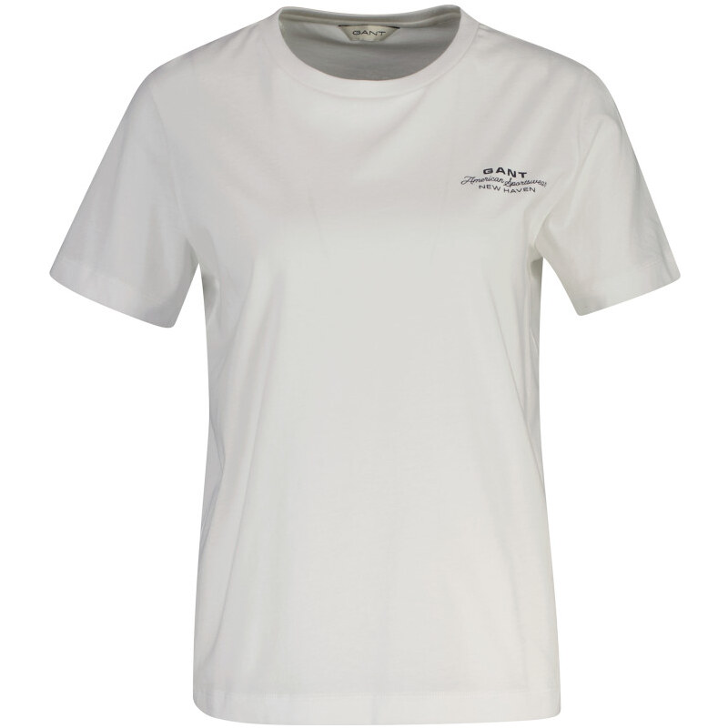 TRIČKO GANT REG GRAPHIC PRINT SS T-SHIRT WHITE 67313219