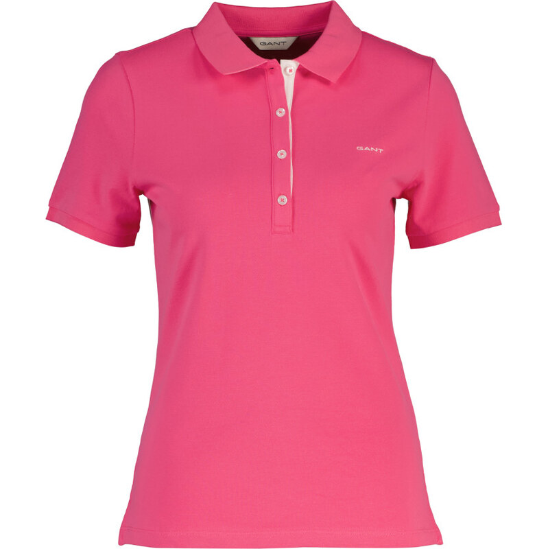 POLOKOŠEĽA GANT SLIM CONTRAST COLOR SS PIQUE POLO BRIGHT FUSCHIA 67313215