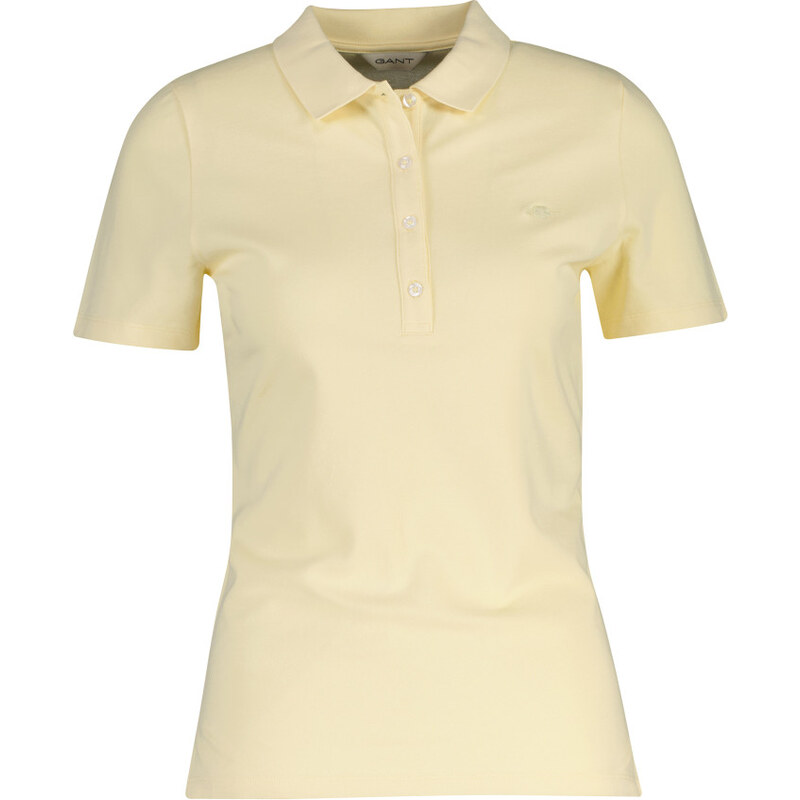POLOKOŠEĽA GANT SLIM SHIELD SS PIQUE POLO VANILLA YELLOW 67313223