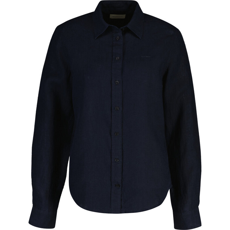 KOŠEĽA GANT REG LINEN LS SHIRT BLACK 67313256