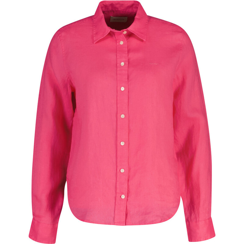 KOŠEĽA GANT REG LINEN LS SHIRT BRIGHT FUSCHIA 67313257