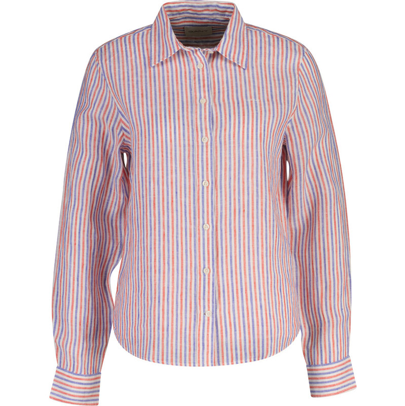 KOŠEĽA GANT REG STRIPED LINEN LS SHIRT MULTICOLOR 67313260