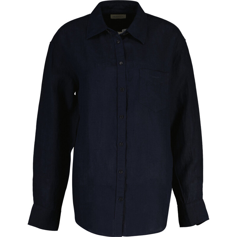 KOŠEĽA GANT REL LINEN LS SHIRT BLACK 67313262