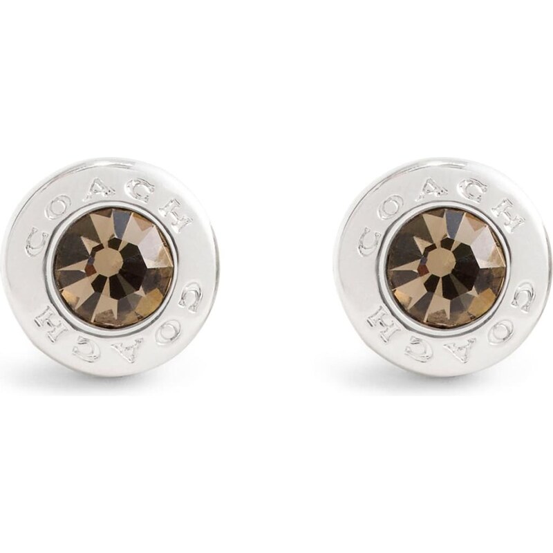COACH Náušnice hnedá / strieborná 67317744