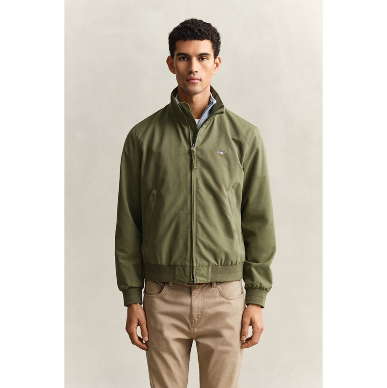 BUNDA GANT LIGHTWEIGHT HAMPSHIRE JACKET DRY HERB GREEN 67313329
