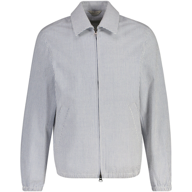 BUNDA GANT SEERSUCKER WINDCHEATER JACKET VINTAGE BLUE 67313335