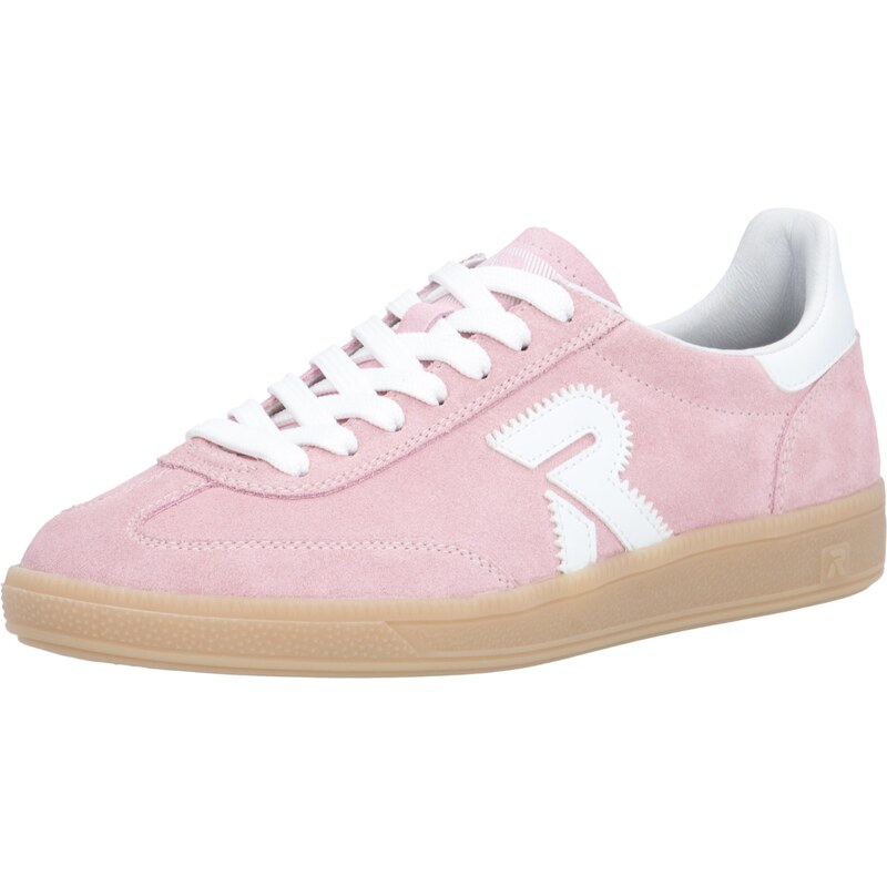 Rieker Sport Nízke tenisky staroružová / biela 67317757