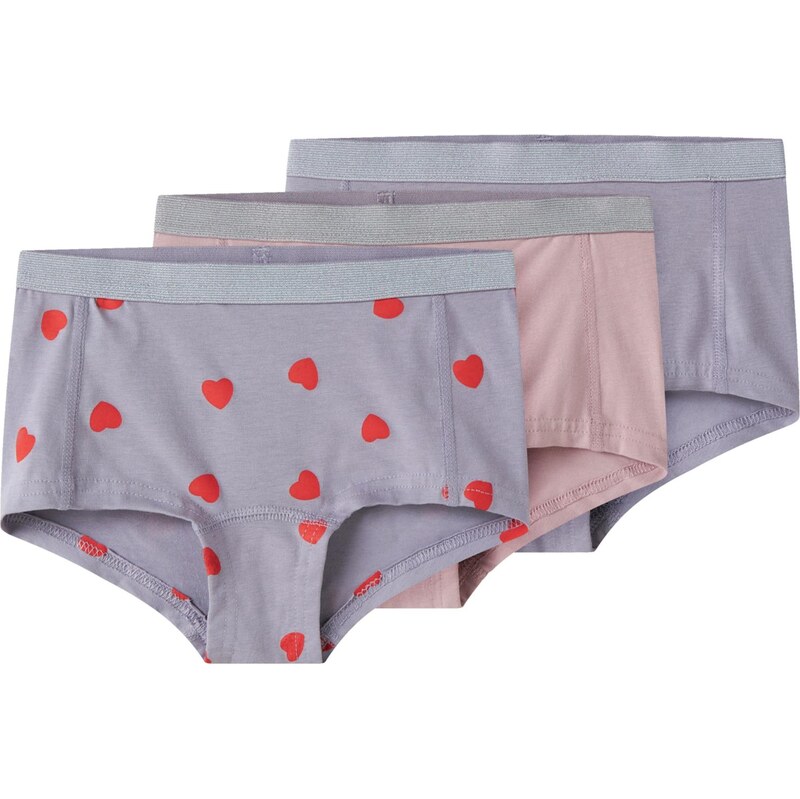 NAME IT Nohavičky orgovánová / svetlofialová / červená 67317761