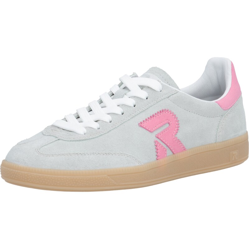Rieker Sport Nízke tenisky pastelovo zelená / staroružová 67317764