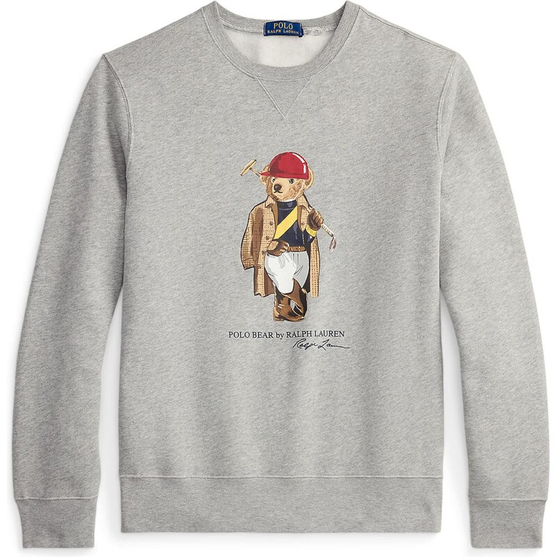 Polo Ralph Lauren Mikina hnedá / sivá melírovaná / tmavočervená / 67317848