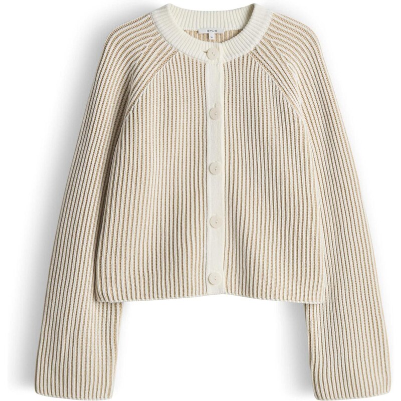 OPUS Kardigán Delsie krémová / svetlohnedá 67317864