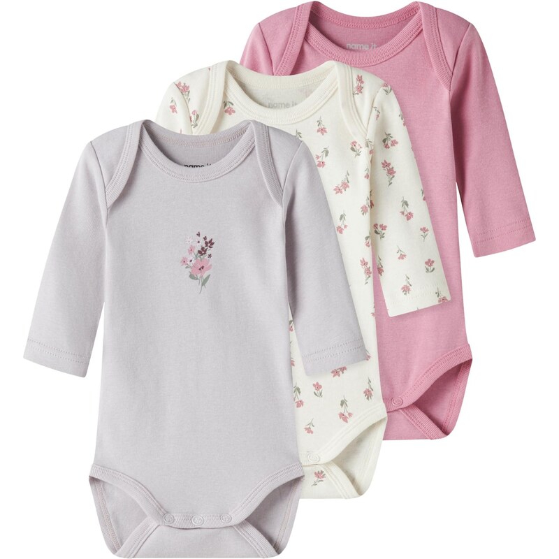 NAME IT Body nefritová / svetlofialová / eozín / biela 67317892