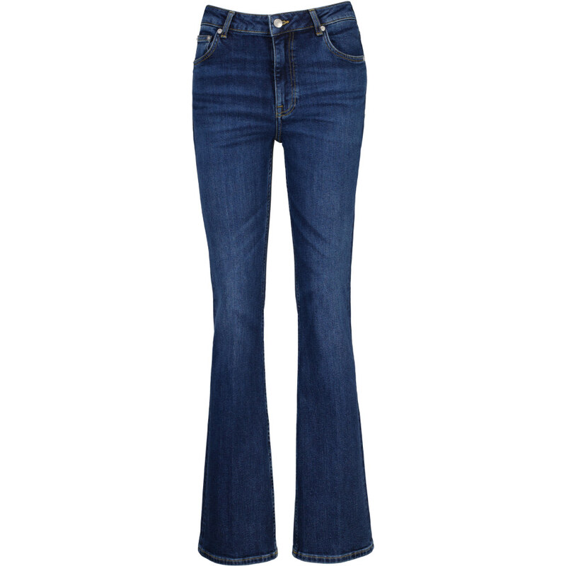 DŽÍNSY GANT SLIM FLARE STRETCH JEANS DARK BLUE WORN IN 67313181