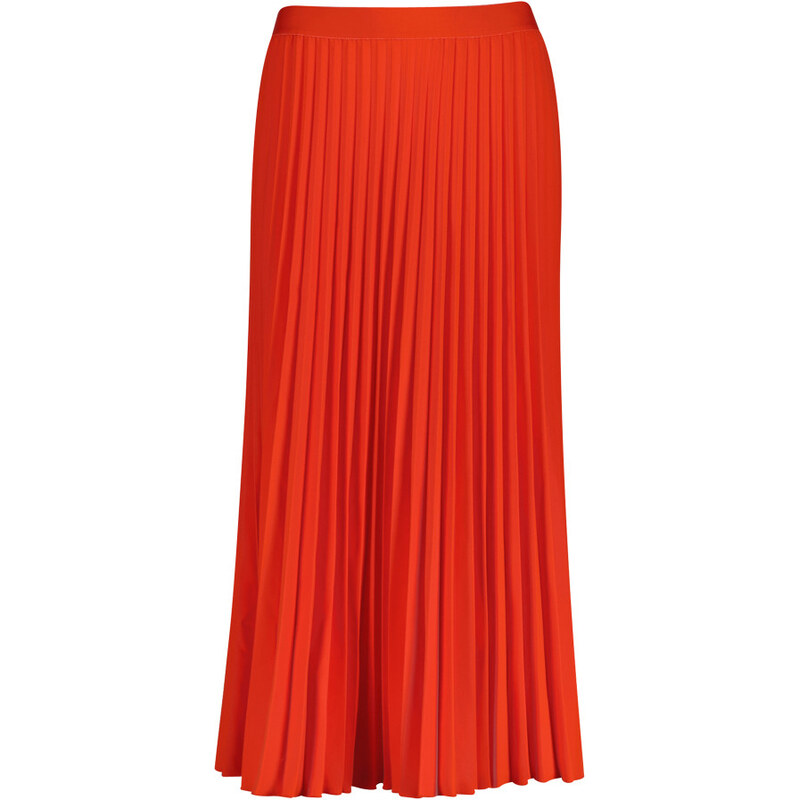 SUKŇA GANT MIDI PLEATED SKIRT PERFECT RED 67313269