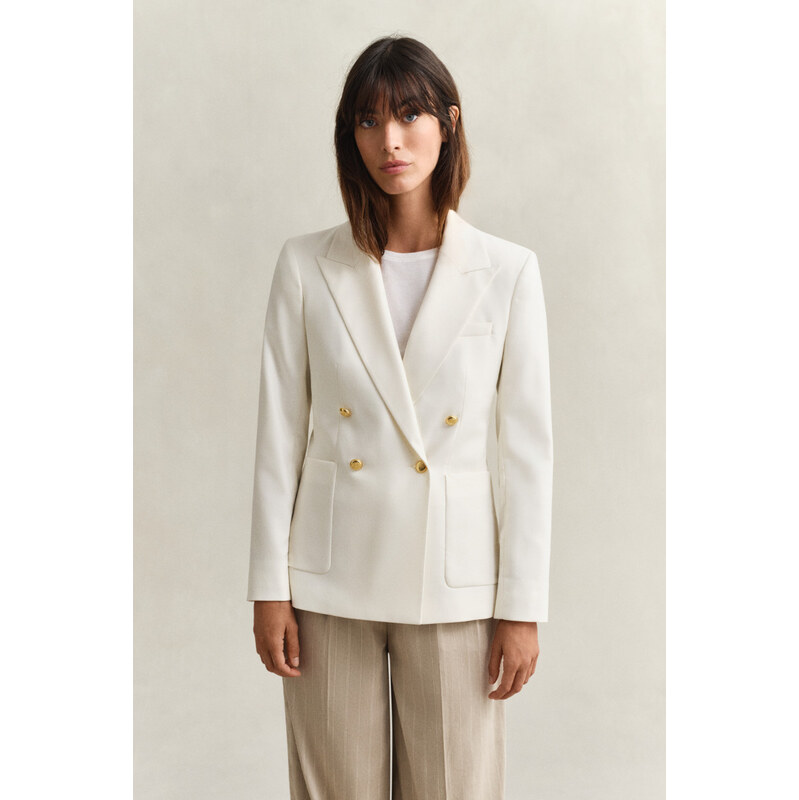 SAKO GANT SLIM CLUB BLAZER CREAM 67313286