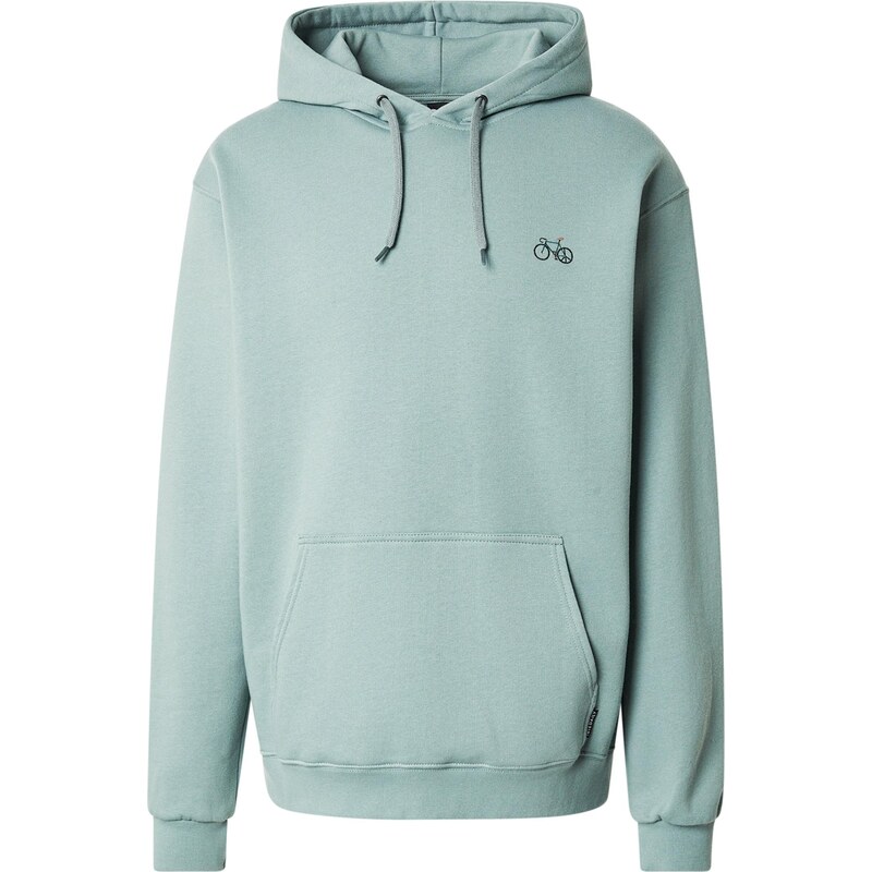 Iriedaily Mikina Peaceride hnedá / jedľová / pastelovo zelená / čierna 67317948