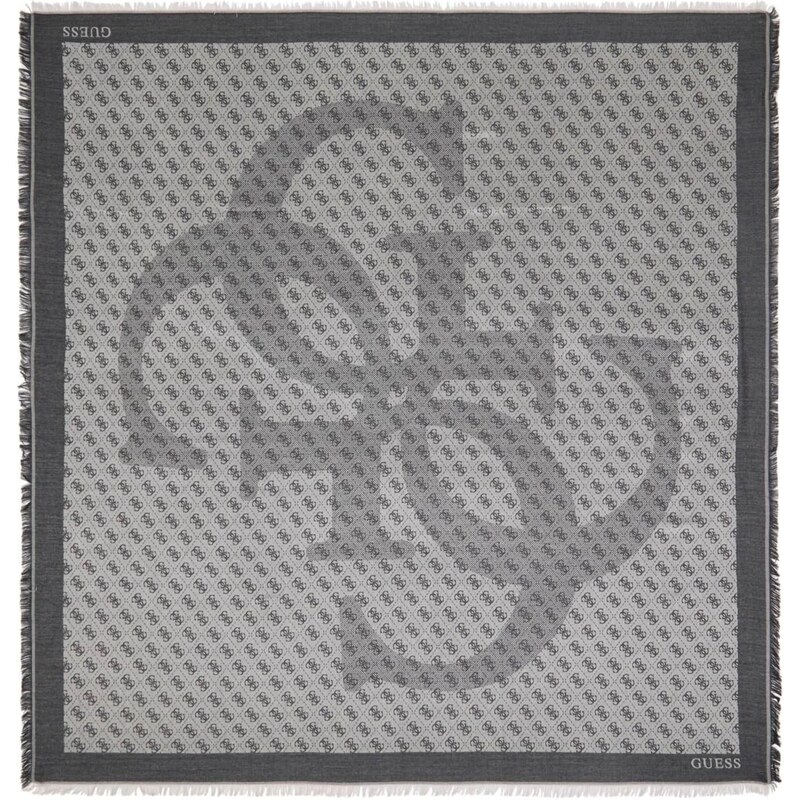 GUESS Šatka ERICA sivá / čierna / biela 67317956