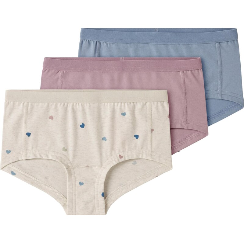 NAME IT Nohavičky modrosivá / svetlosivá / staroružová 67317979