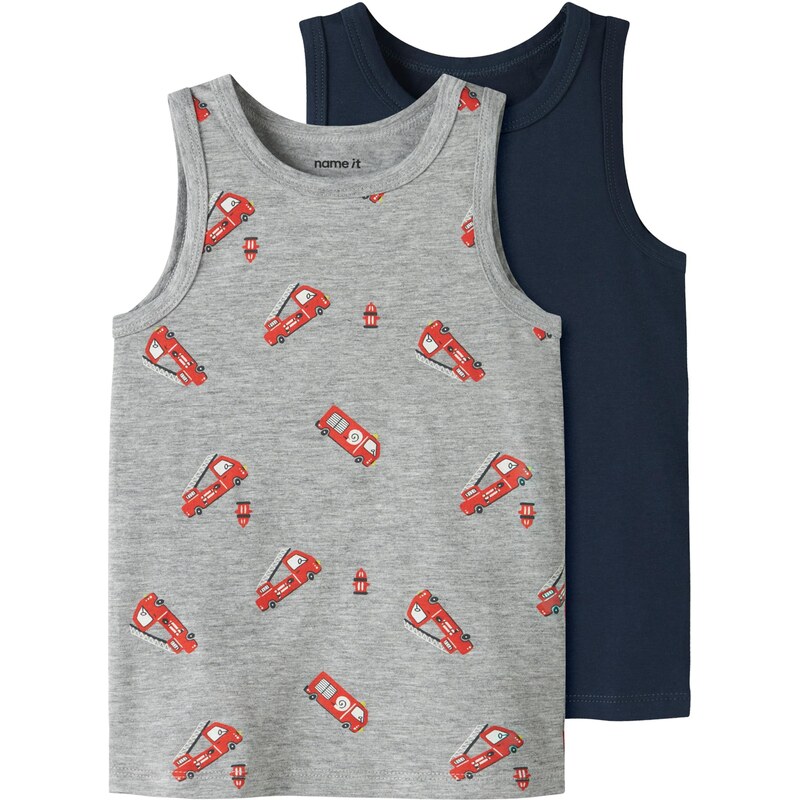 NAME IT Tielko námornícka modrá / sivá melírovaná / krvavo červená / 67318002