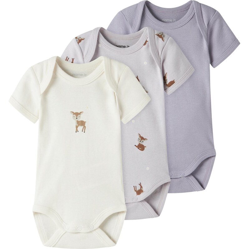 NAME IT Body krémová / levanduľová / pastelovo fialová 67318008