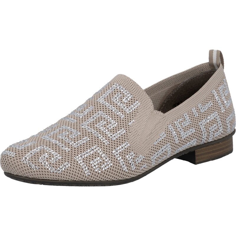 Rieker Papuče béžová / strieborná 67318049