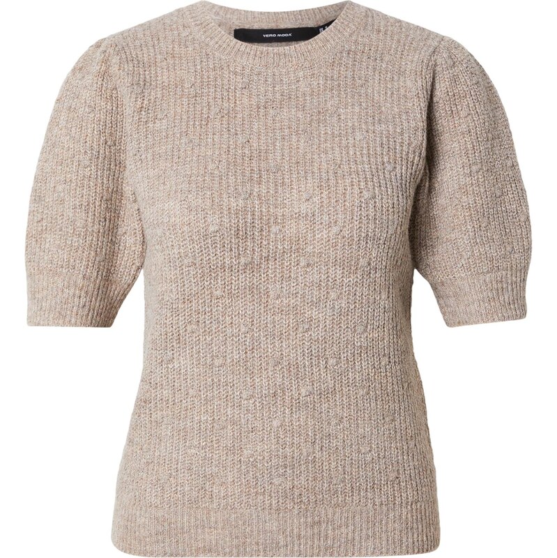 VERO MODA Sveter VMGenius béžová melírovaná 67335838