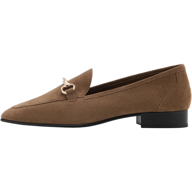 MANGO Papuče Liso1 farba ťavej srsti 67318112