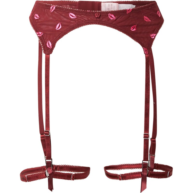 Hunkemöller Podväzky ružová / tmavočervená 67318183