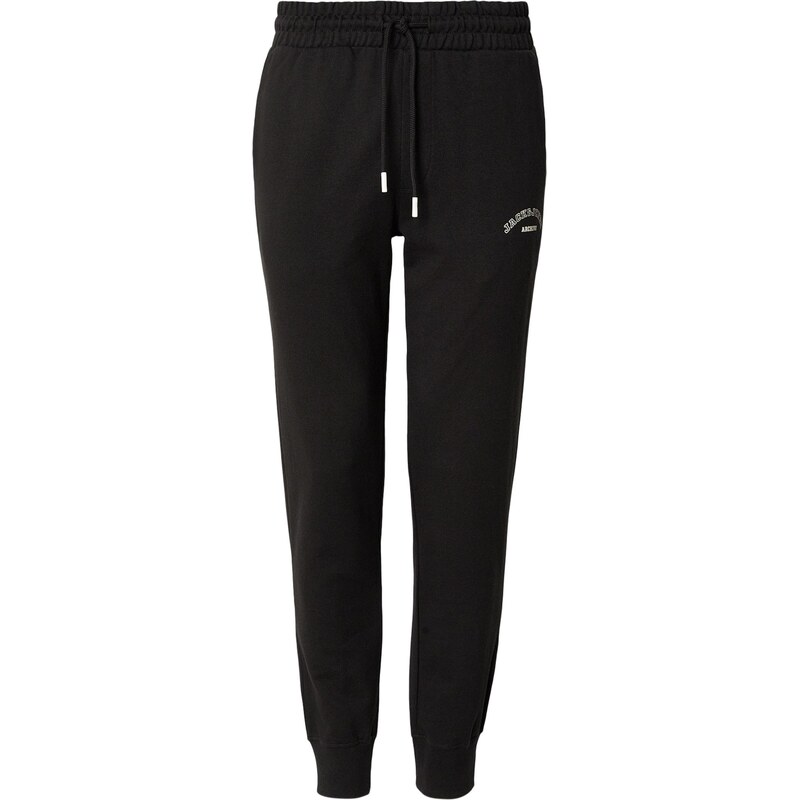 JACK & JONES Nohavice JPSTGORDON čierna / biela 67318203
