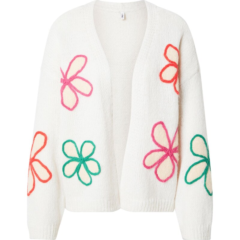 ONLY Kardigán ONLMarnia slonová kosť / nefritová / tmavooranžová / 67318231