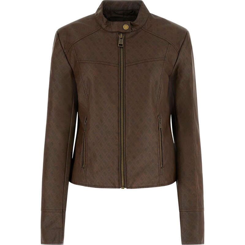 GUESS Prechodná bunda hnedá / tmavohnedá 67318265