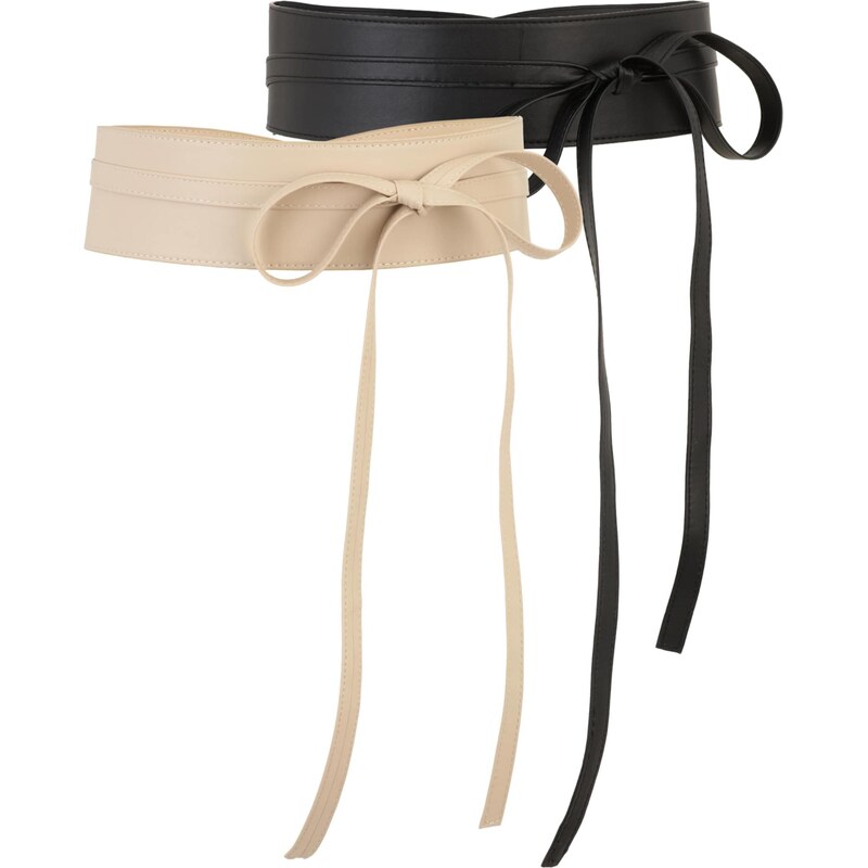 ABOUT YOU Opasky béžová / čierna 67318303