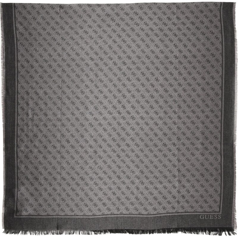 GUESS Šál tmavošedá / čierna 67318319